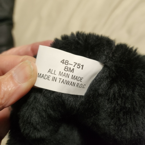 Trotters Women's Black Winter Fur Lined Zip Calf Boots Size 8 - Picture 7 of 8